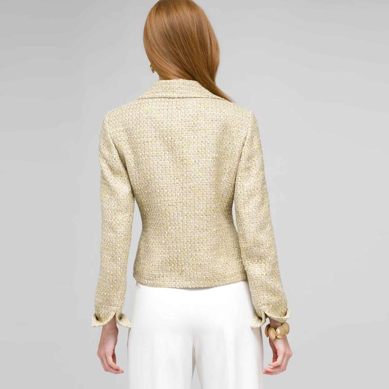 2 Pocket Trim Jacket, Keylime Multi, large image number 1